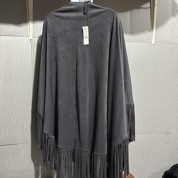 WHITE HOUSE BLACK MARKET Fringe Kimono Cardigan NWT - Picture 5 of 7